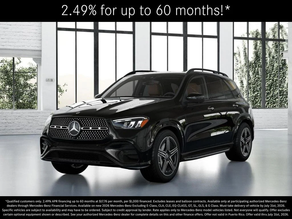 New 2026 Obsidian Black Metallic Mercedes-Benz GLE 450 image 40