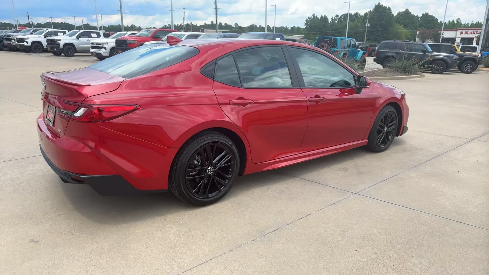 Used 2025 Red Toyota SE image 9
