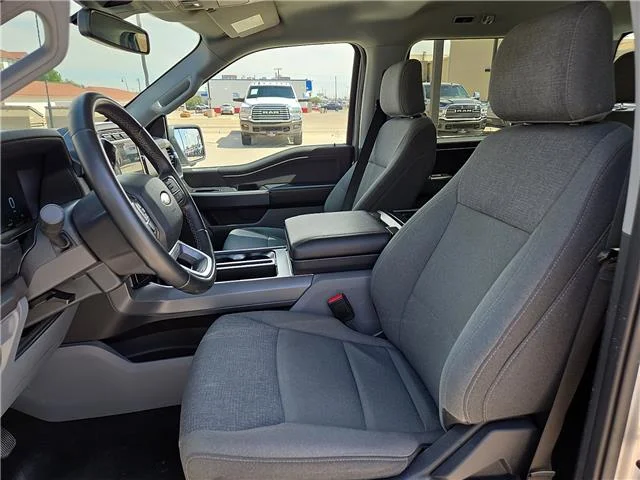 Used 2024 Iconic Silver Metallic Ford XLT 4x4 SuperCrew Cab 5.5 ft. box 145 in. WB image 13