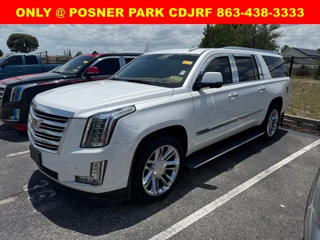 Used 2017 White Cadillac Platinum Edition image 2