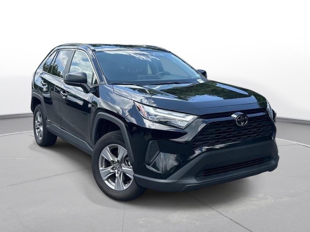 Used 2025 Midnight Black Metallic Toyota Hybrid LE image 4