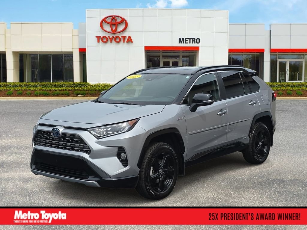 Certified Used 2021 Silver Toyota XSE image 1