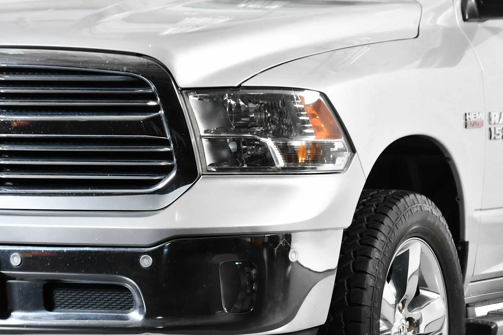 Used 2017 Bright Silver Metallic Clear Coat Ram Big Horn image 9