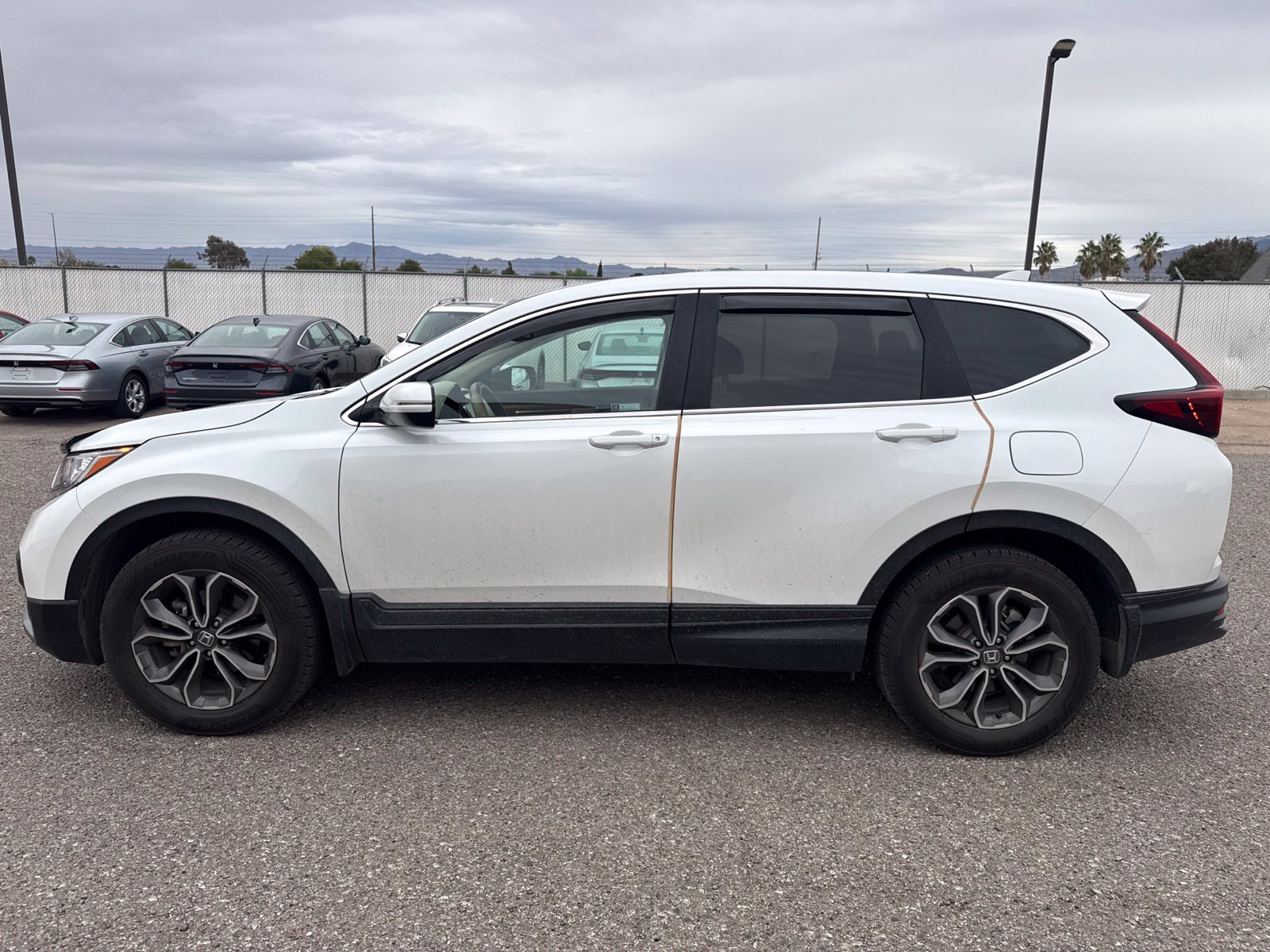 Used 2021 Platinum White Pearl Honda EX-L image 2