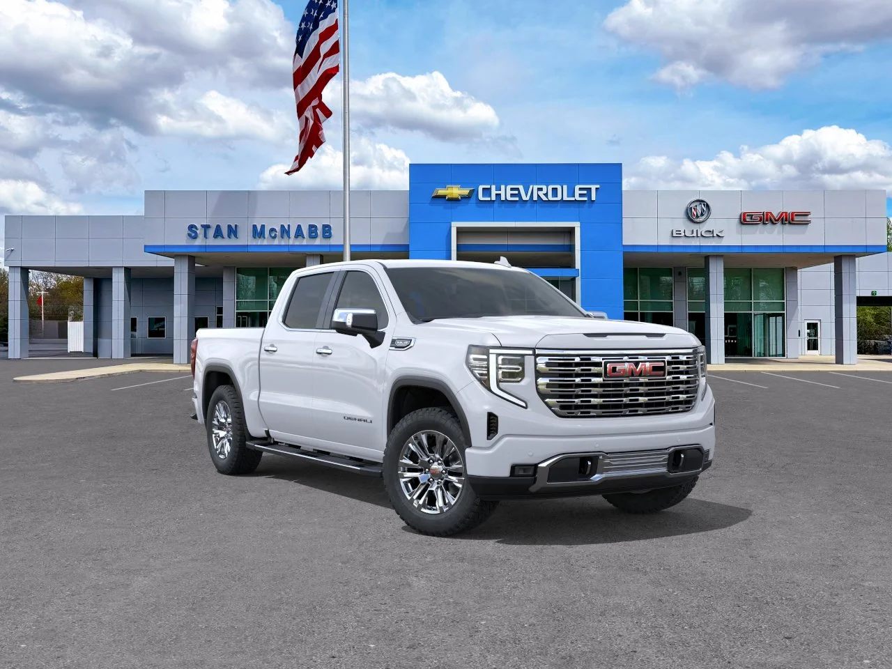 New 2026 Glacier White Tricoat GMC Denali image 1
