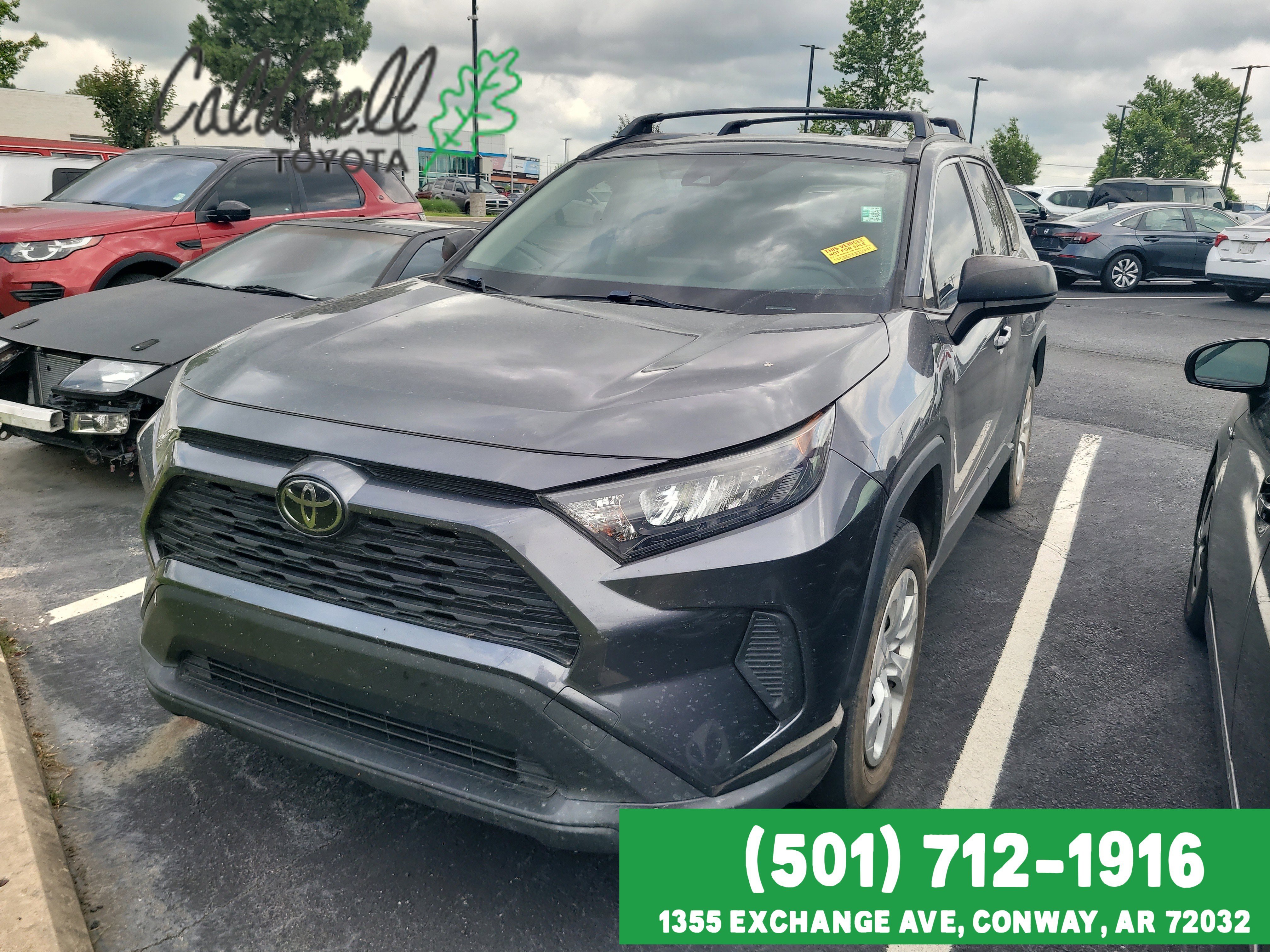 Magnetic Gray Metallic 2019 Toyota RAV4 LE FWD SUV / Crossover Front-Wheel Drive