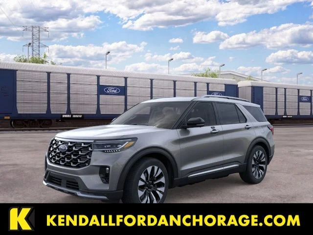 New 2026 Gray Metallic Ford Platinum image 1