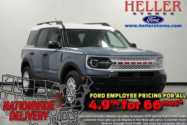 New 2025 Azure Gray Metallic Tri-Coat Ford Heritage image 25