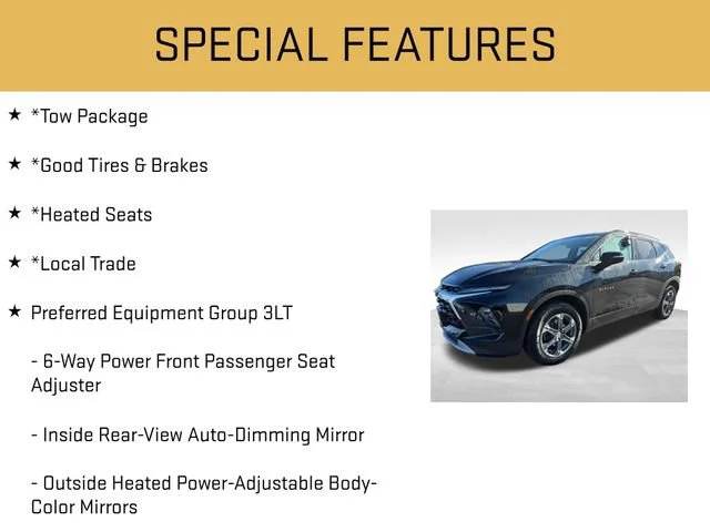 Used 2024 Black Chevrolet 3LT image 6
