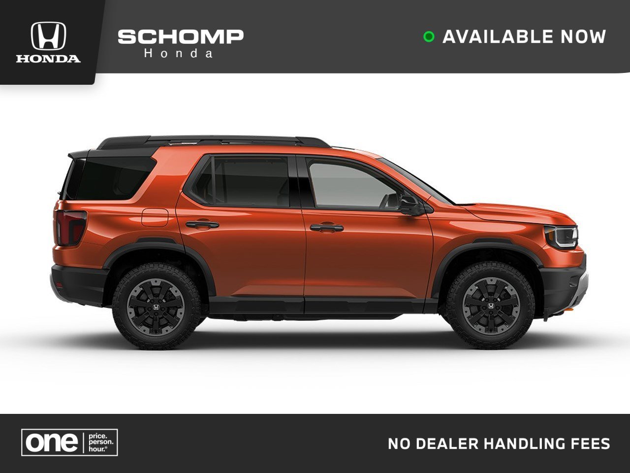 New 2026 Sunset Orange Honda TrailSport Elite image 1