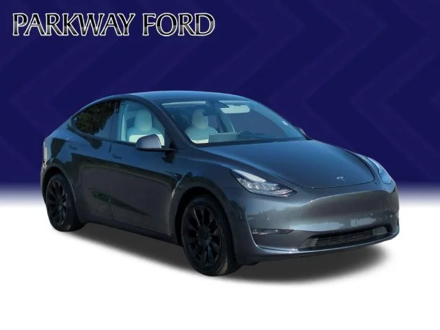 Used 2021 Gray Tesla Long Range image 7