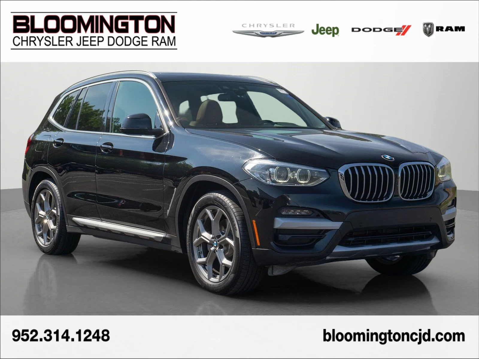 Used 2021 Jet Black BMW xDrive30i image 1