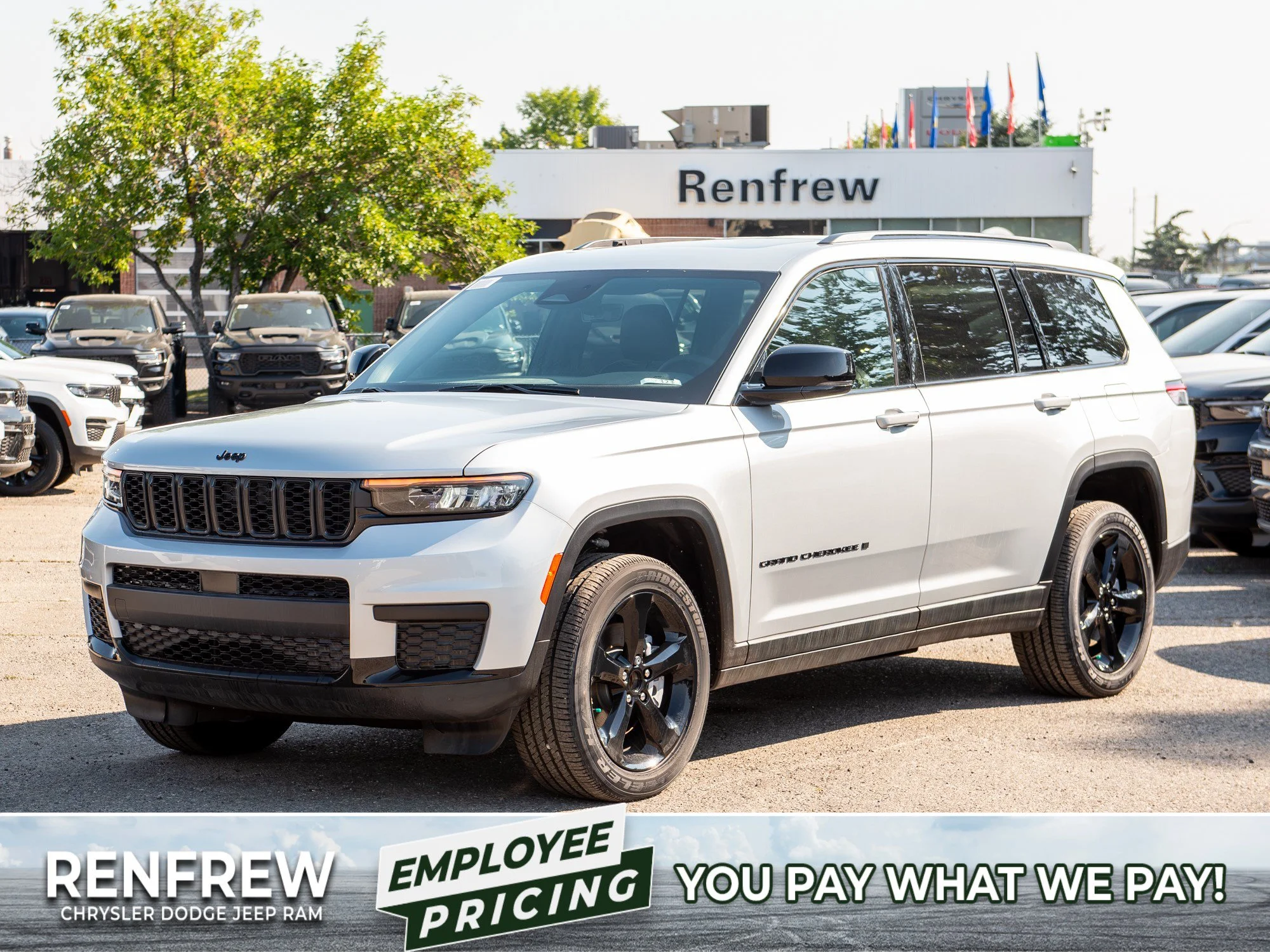 New 2025 Silver Jeep Altitude* 4x4, Sunroof, Trailer Tow Package, Heated Leather image 1