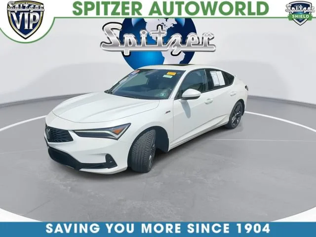 Used 2023 Platinum White Pearl Acura A-SPEC image 30