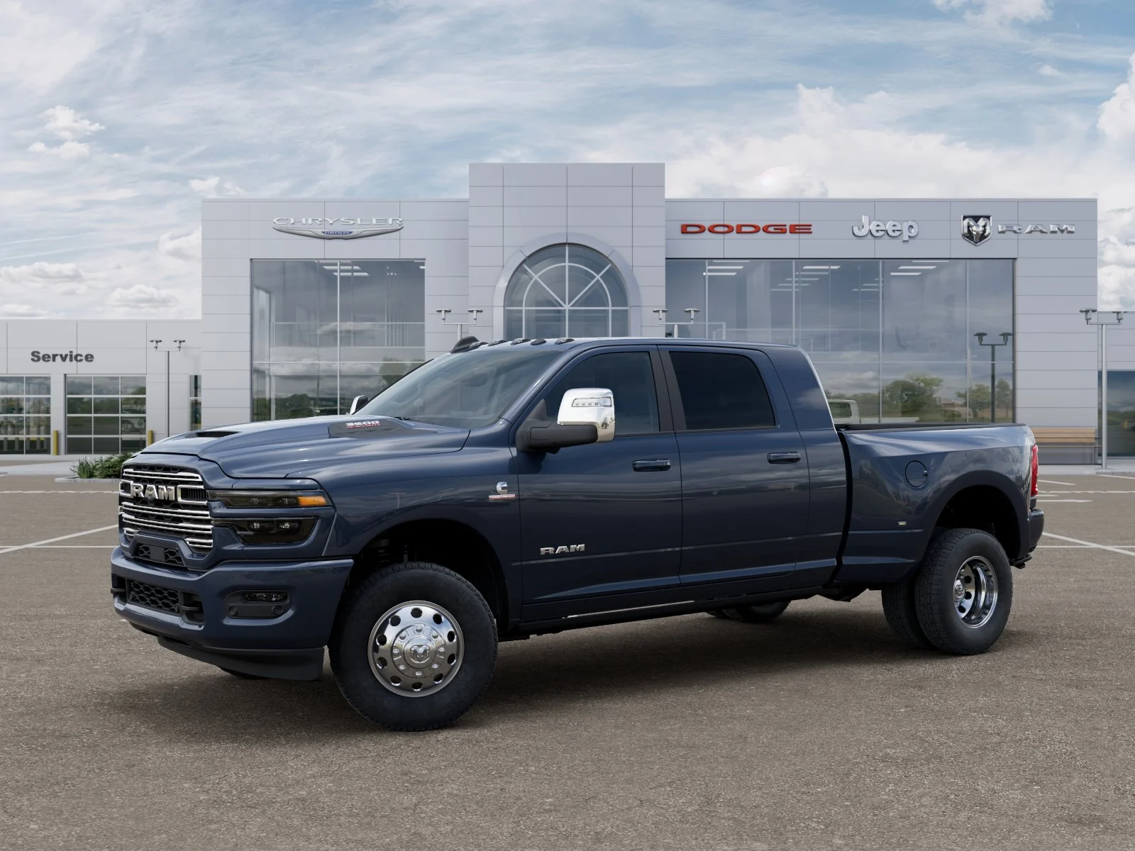 New 2026 Forged Blue Metallic Exterior Paint RAM Laramie image 29
