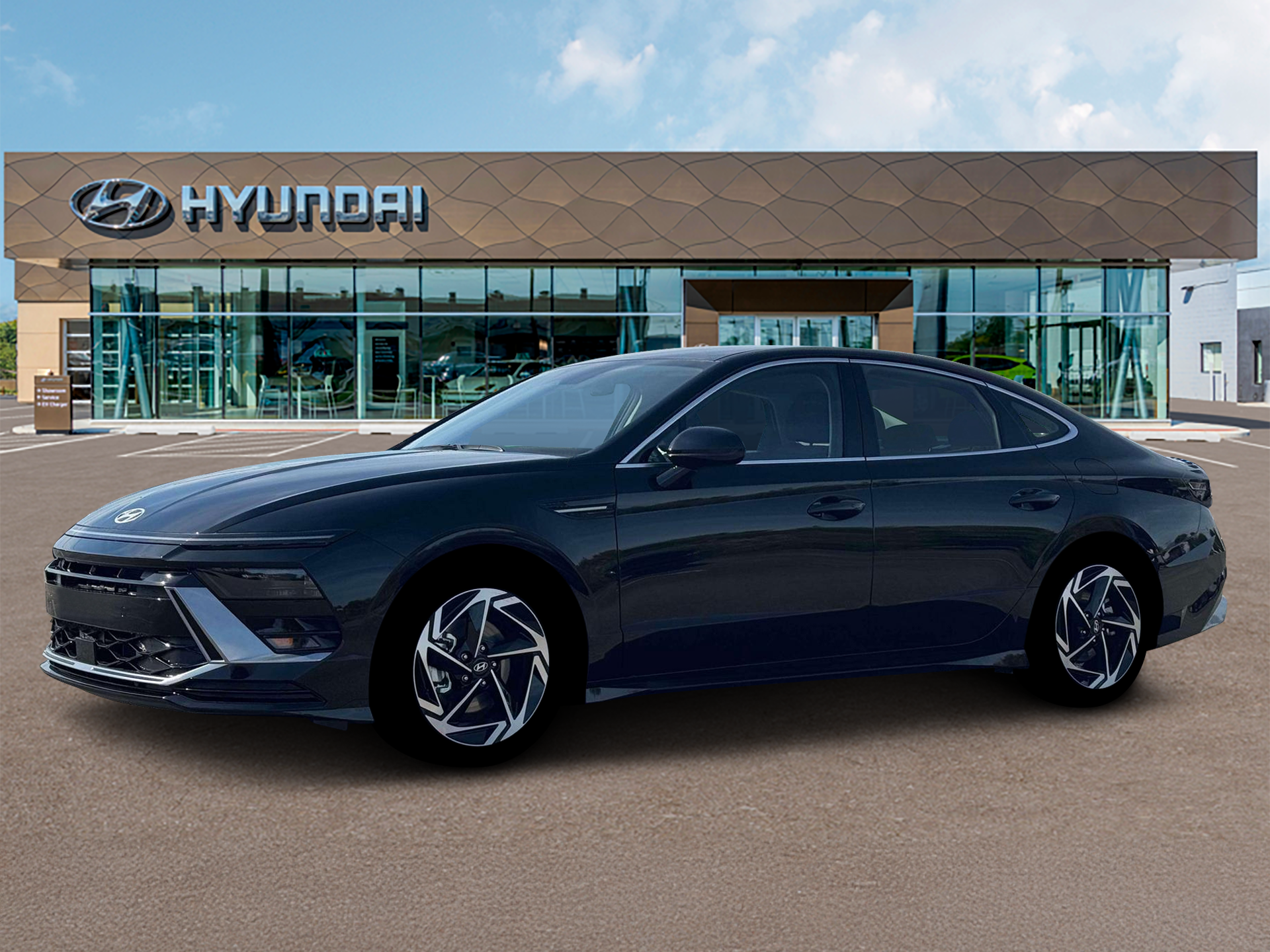 New 2026 Black Hyundai SEL Sport image 2