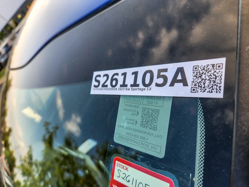 Used 2023 Blue Kia EX image 23