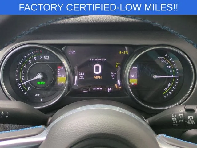 Used 2023 White Jeep Rubicon 4xe image 19