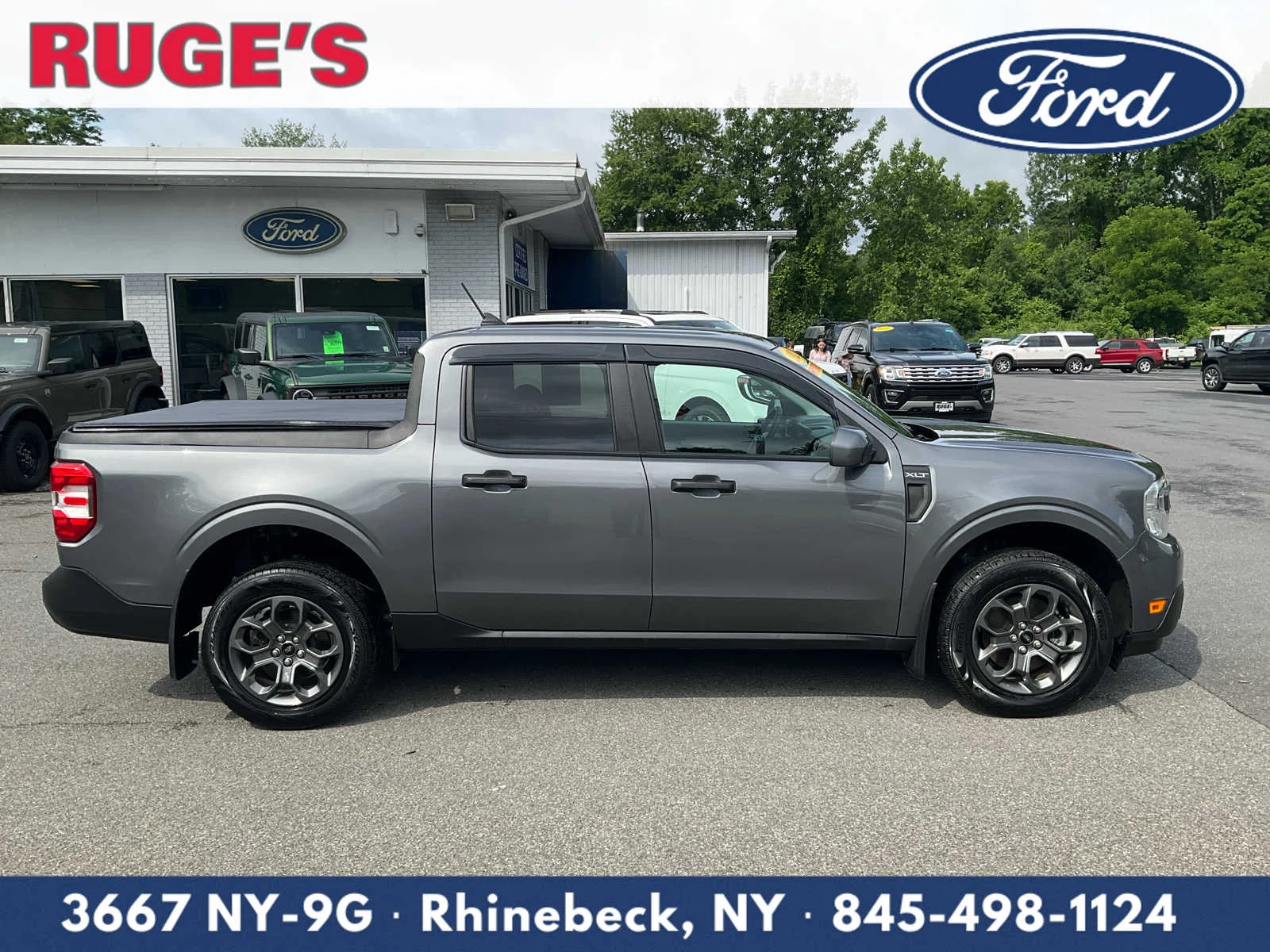Used 2023 Carbonized Gray Metallic Ford XLT image 2