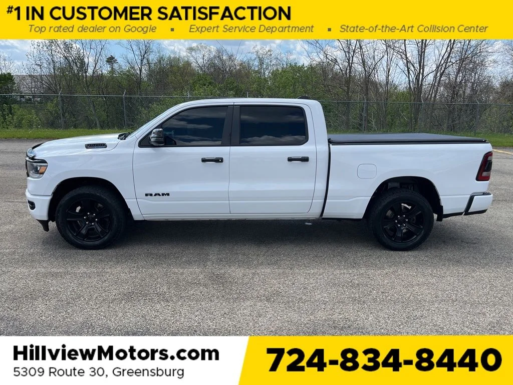 Certified Used 2023 Bright White Clearcoat Ram Big Horn/Lone Star image 2