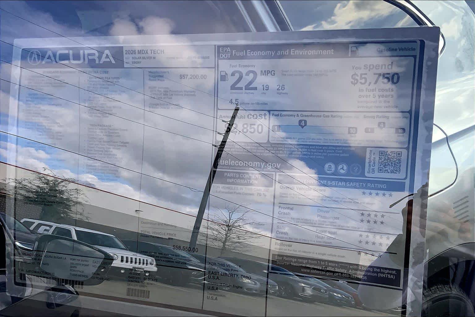 Certified Used 2026 Solar Silver Metallic Acura w/Technology Package image 22