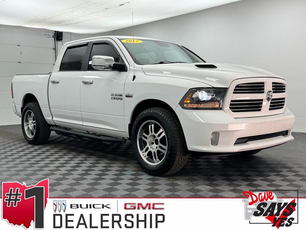 Used 2017 Bright White Clearcoat Ram Sport image 1