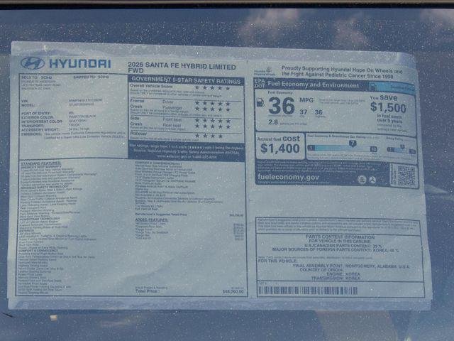 New 2026 Black Hyundai Limited image 35