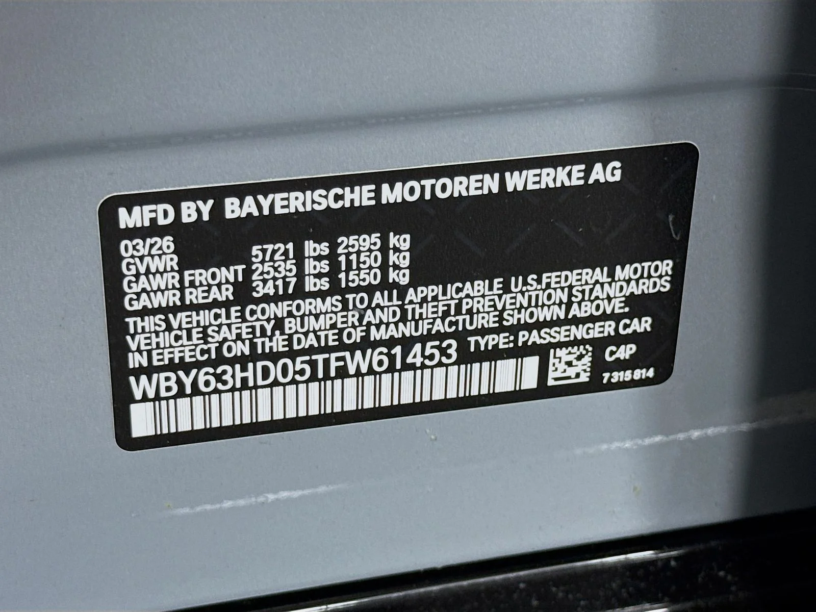 New 2026 Brooklyn Grey Metallic BMW eDrive40 image 34