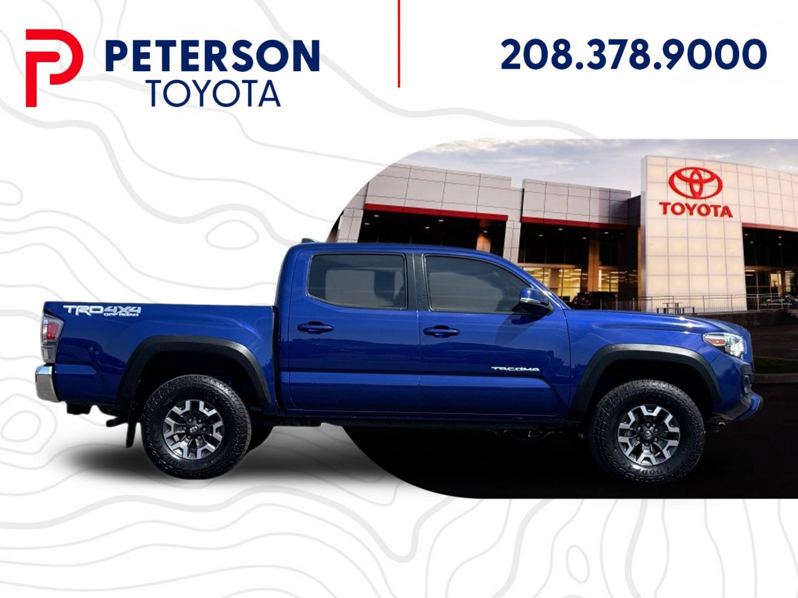 Used 2023 Blue Toyota TRD Off-Road image 2