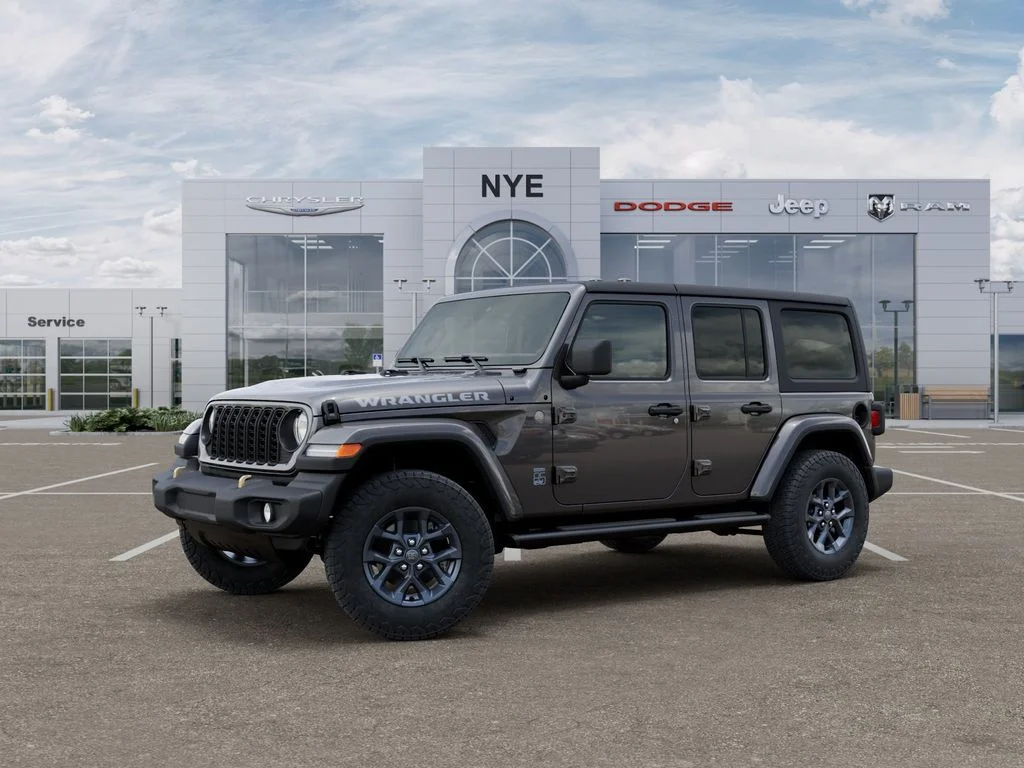 New 2026 Granite Crystal Metallic Clearcoat Jeep 85th Anniversary Edition image 2