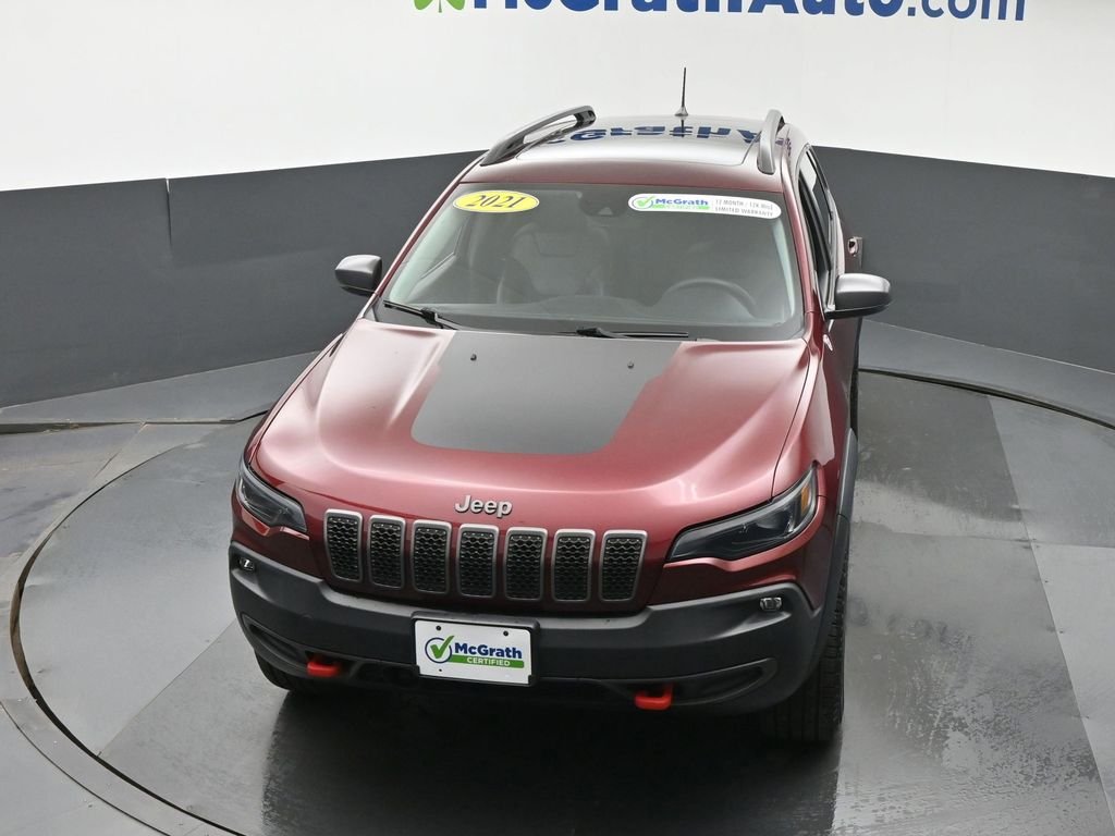 Used 2021 Red Jeep Trailhawk image 28