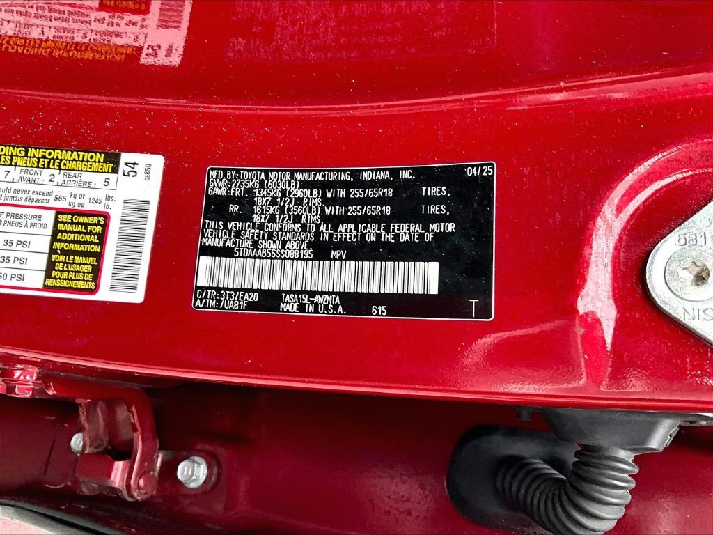 Used 2025 Red Toyota XLE image 37