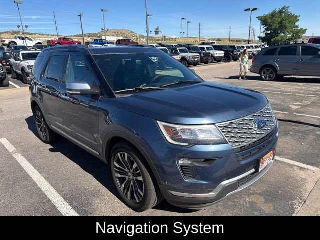 Used 2019 Blue Metallic Ford Platinum image 3