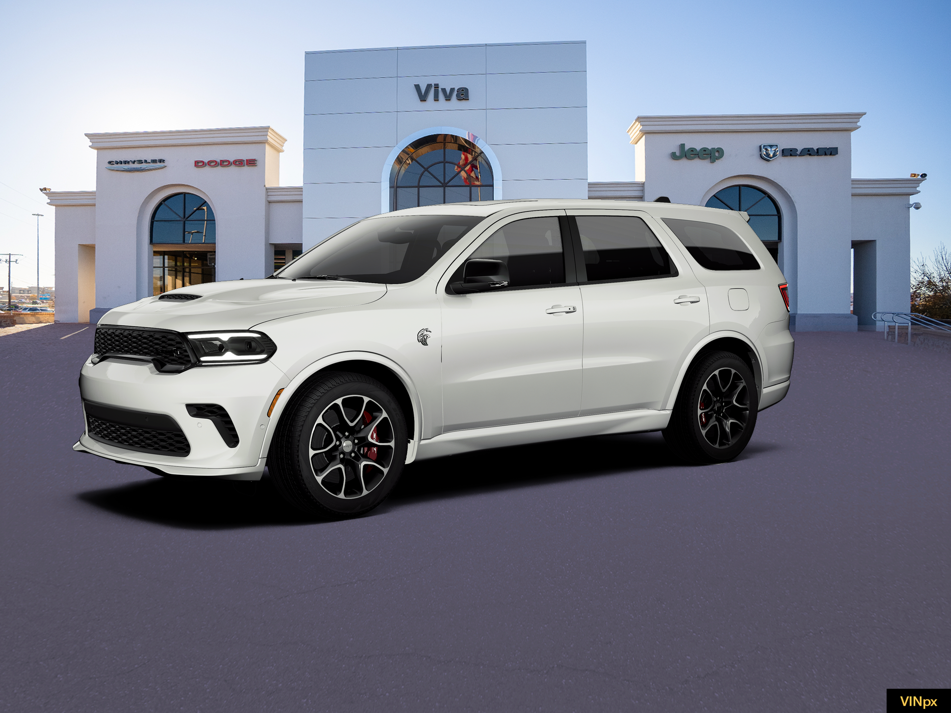 New 2027 White Knuckle Clearcoat Dodge SRT Hellcat image 2