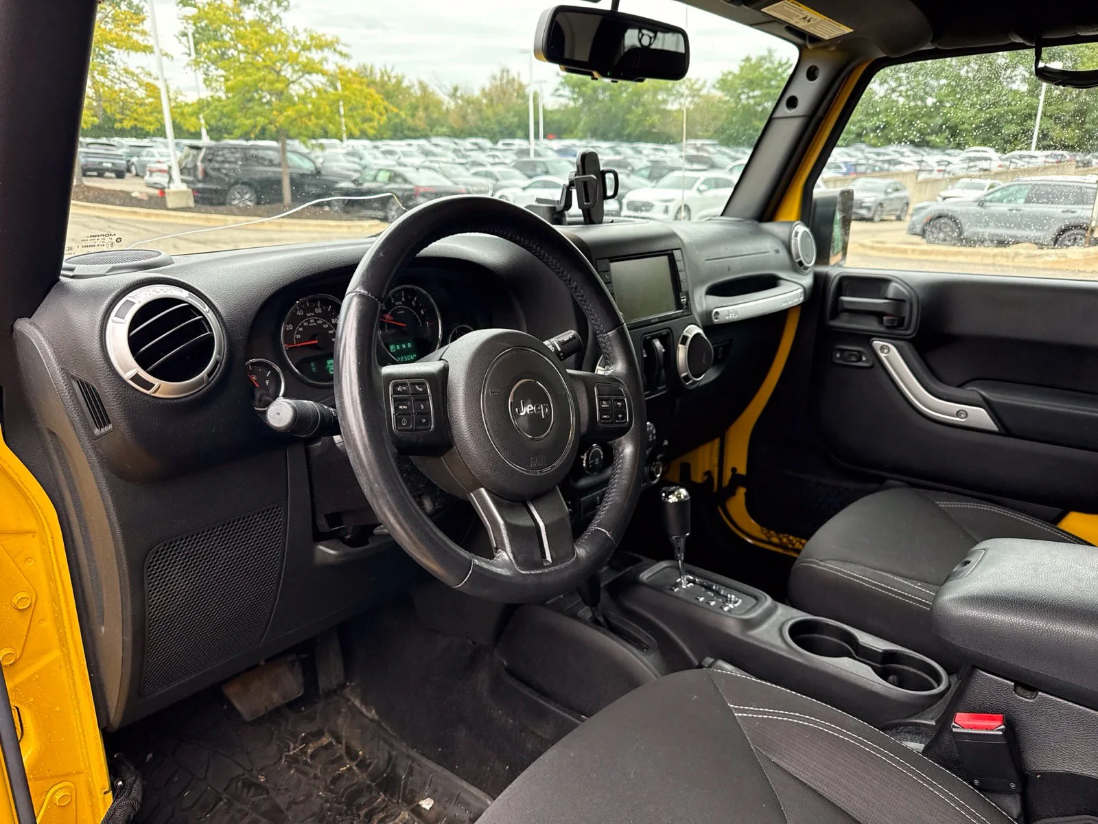 Used 2015 Baja Yellow Clearcoat Jeep Sahara image 20