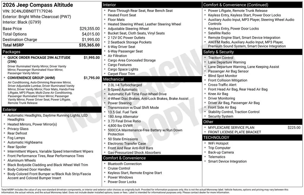 New 2026 Bright White Clearcoat Jeep Latitude image 7