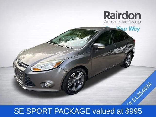 Used 2014 Sterling Gray Metallic Ford SE image 3