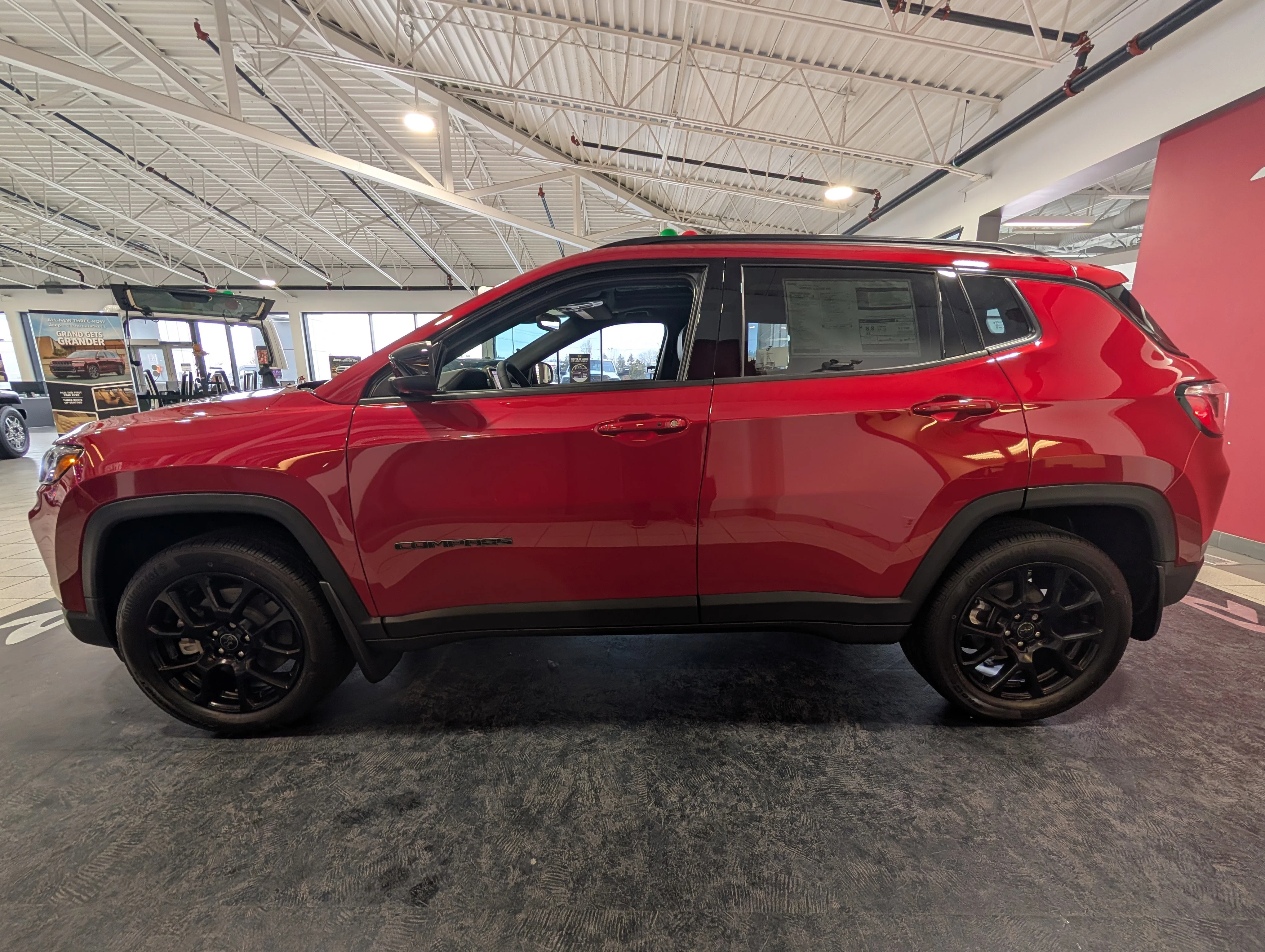 New 2025 Red Hot Pearl Jeep Altitude image 3