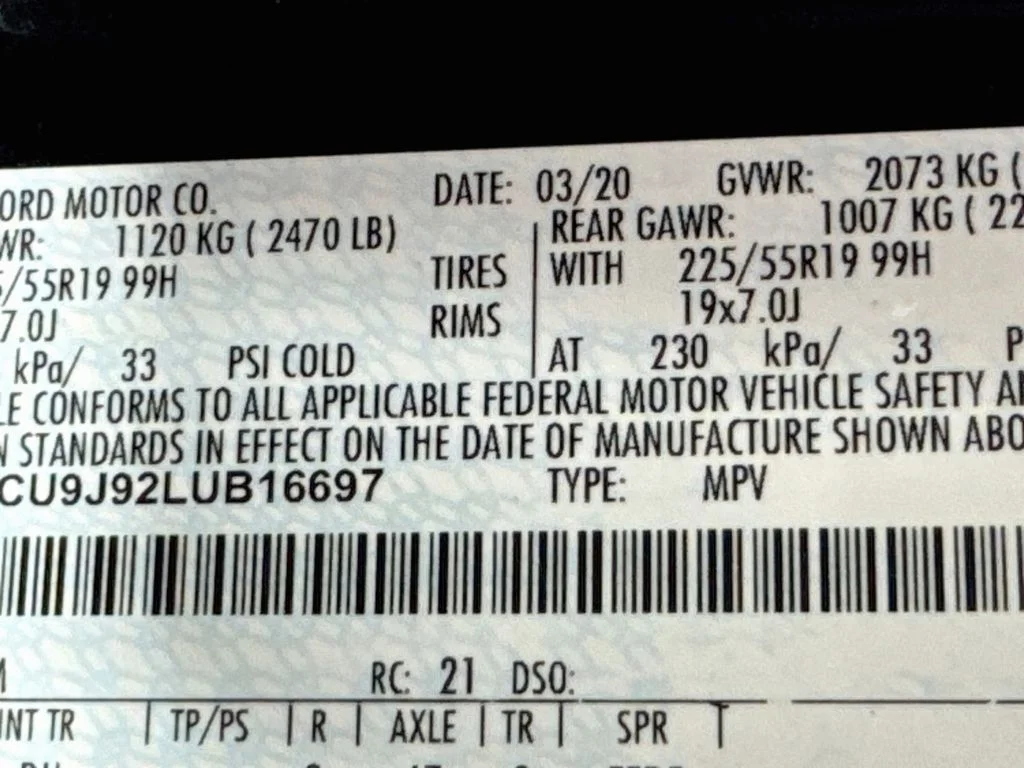 Used 2020 Black Ford Titanium image 40