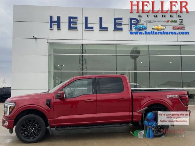 Used 2024 Rapid Red Metallic Tinted Clearcoat Ford LARIAT image 1