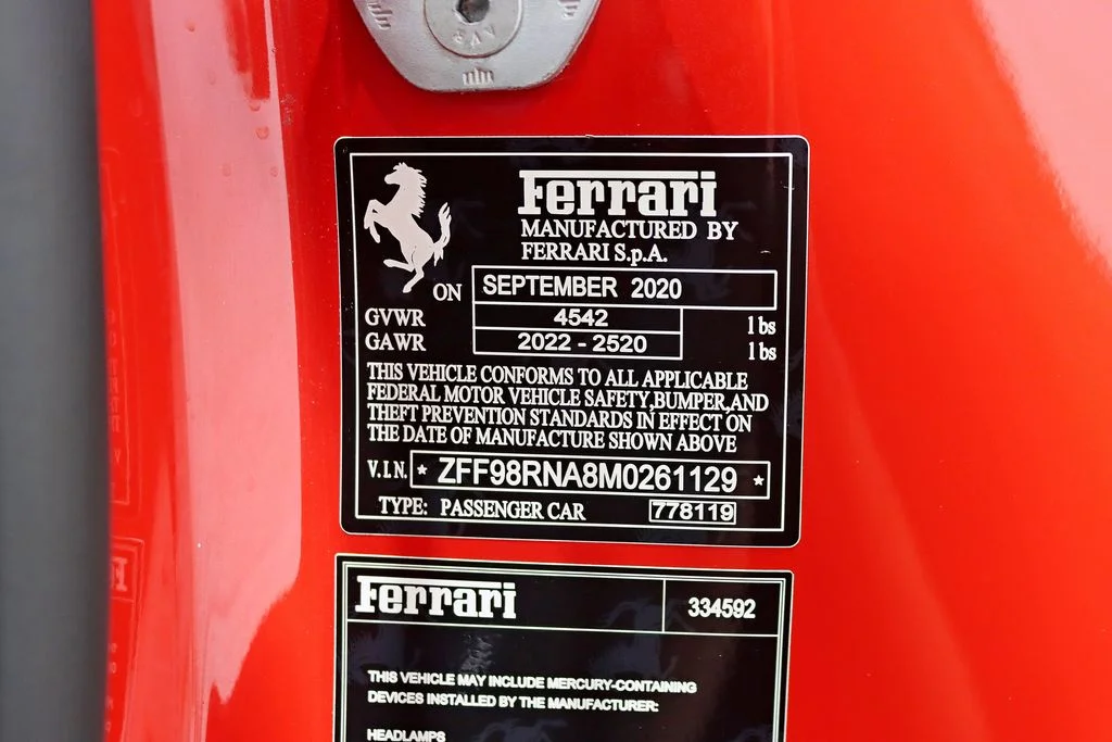 Used 2021 Red Ferrari Base image 39