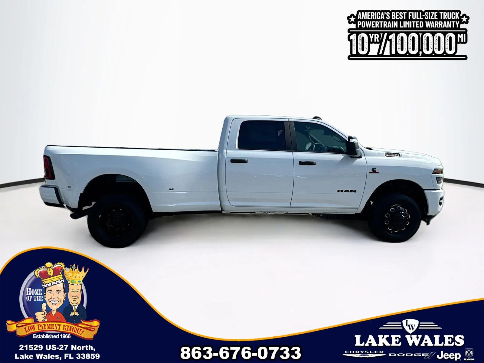 New 2026 Bright White Clear-Coat Exterior Paint RAM Big Horn image 7
