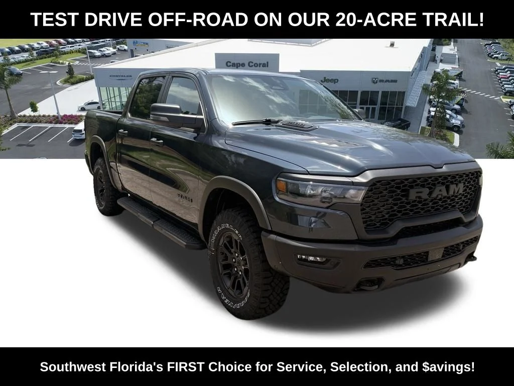 New 2026 Forged Blue Metallic Exterior Paint RAM Rebel image 2