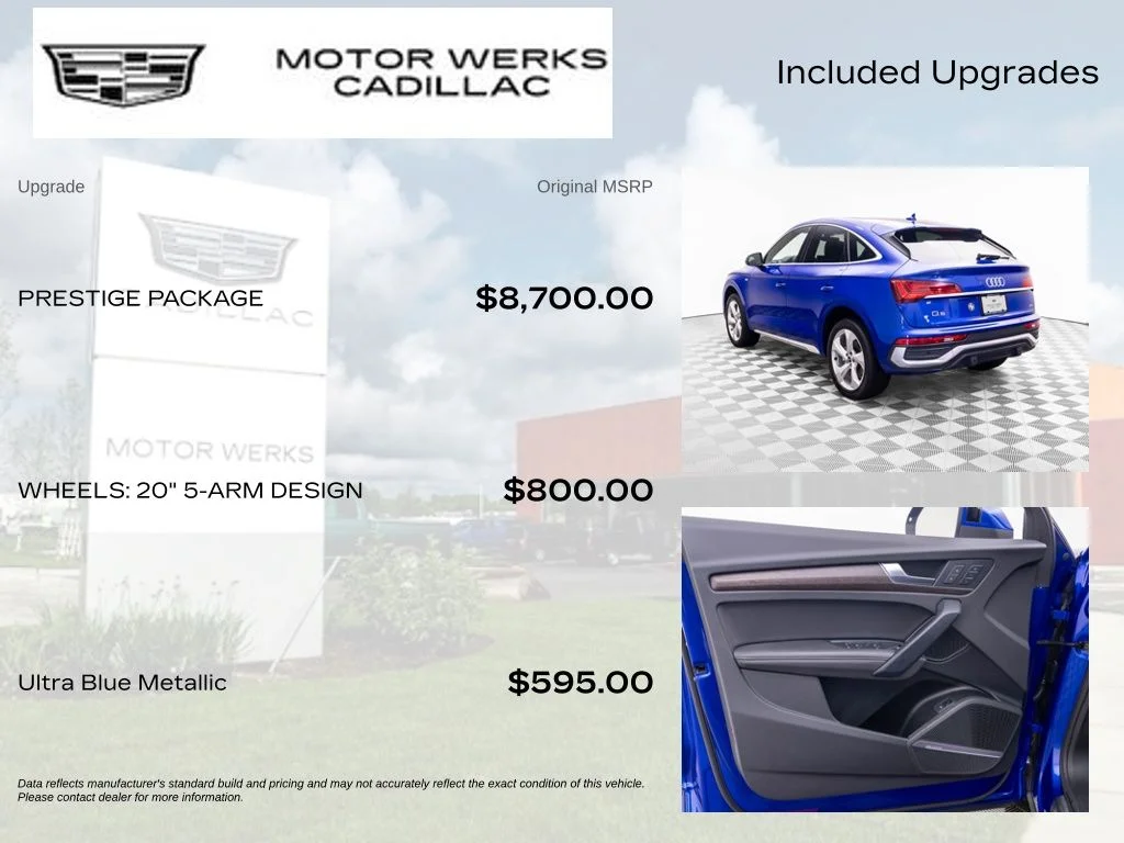 Used 2023 Blue Audi 45 S line Prestige image 8