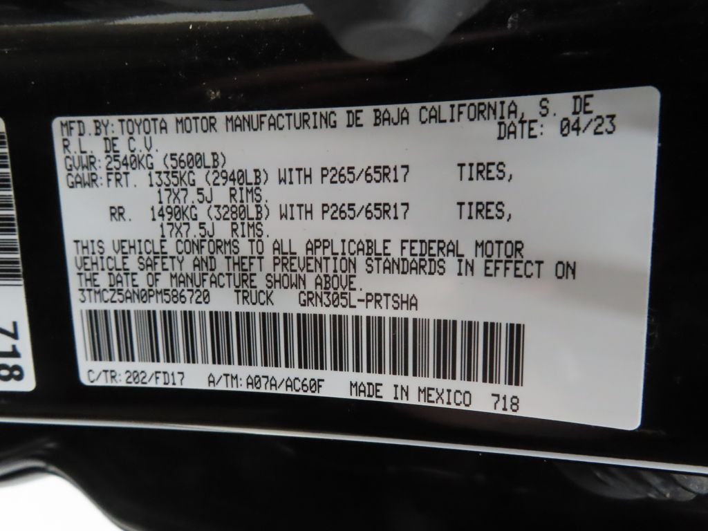 Used 2023 Black Toyota TRD Sport image 26