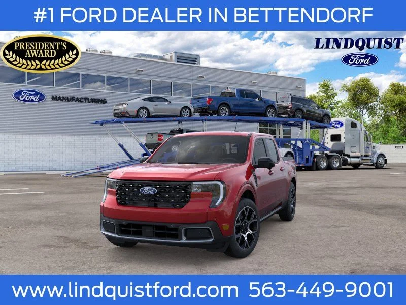 New 2026 Red Ford Lariat image 2