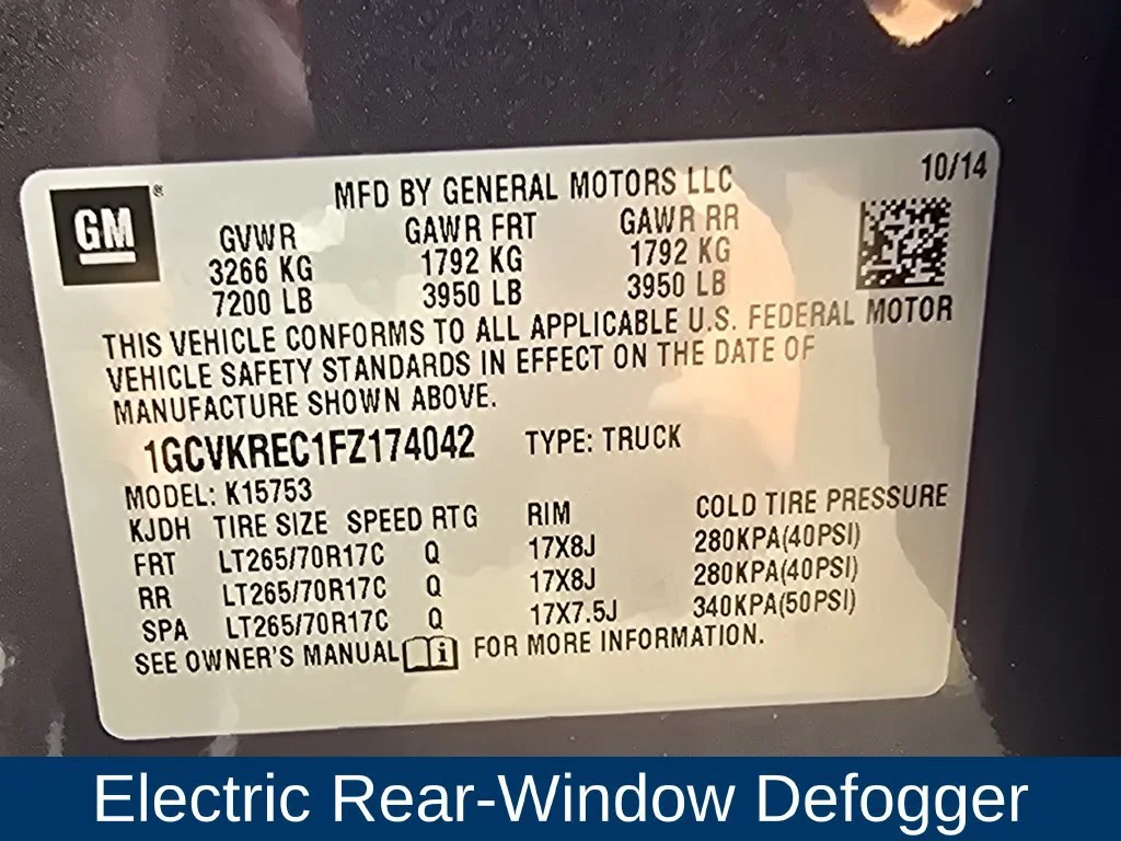 Used 2015 TUNGSTEN METALLIC Chevrolet LT image 11