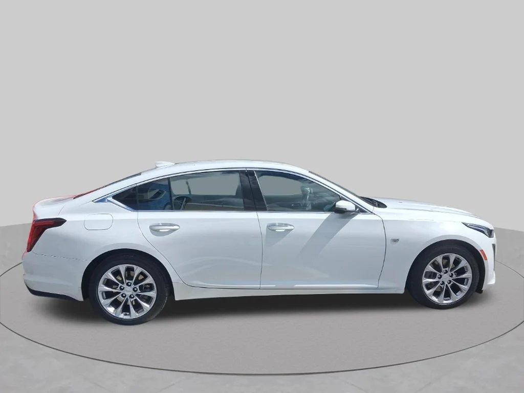Used 2023 White Cadillac Premium Luxury image 4