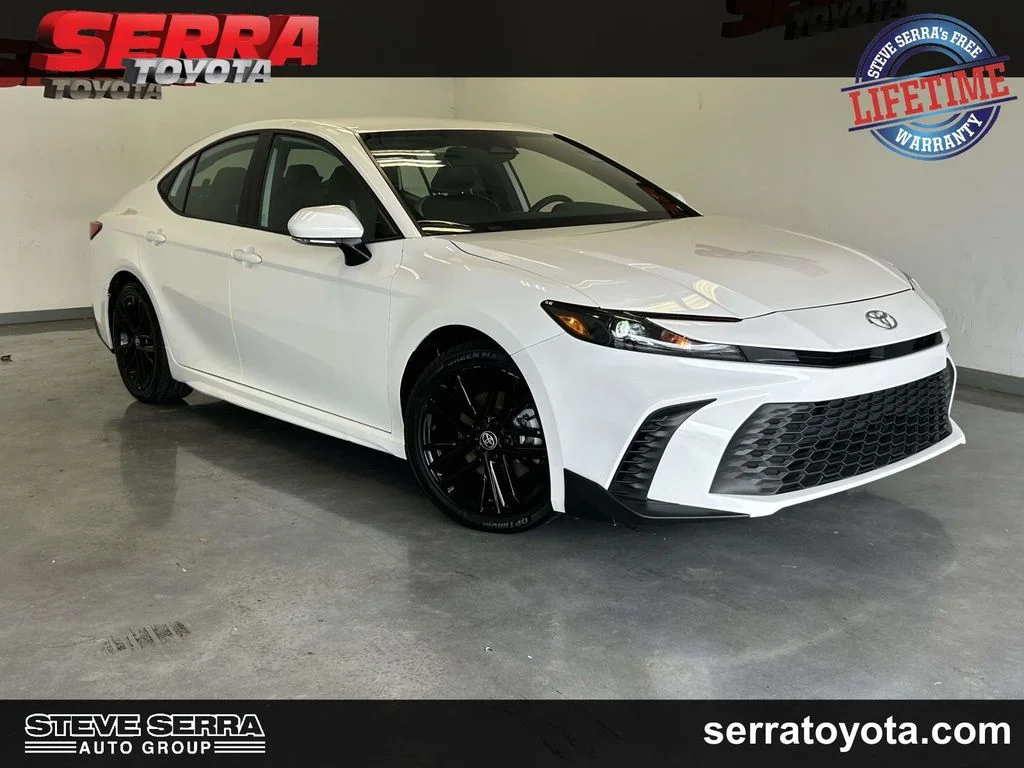 Used 2025 White Toyota SE image 1
