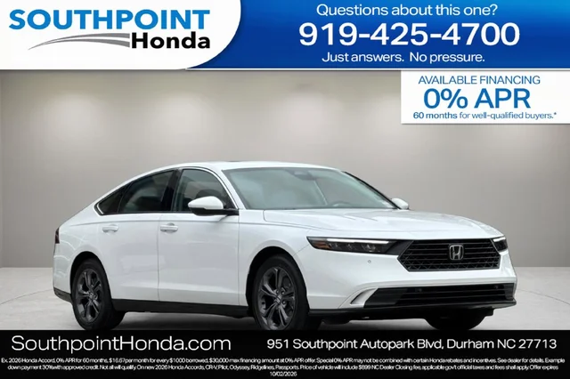 2026 Honda Accord EX-L